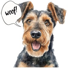 Adesivi airedale terrier - adesivi,