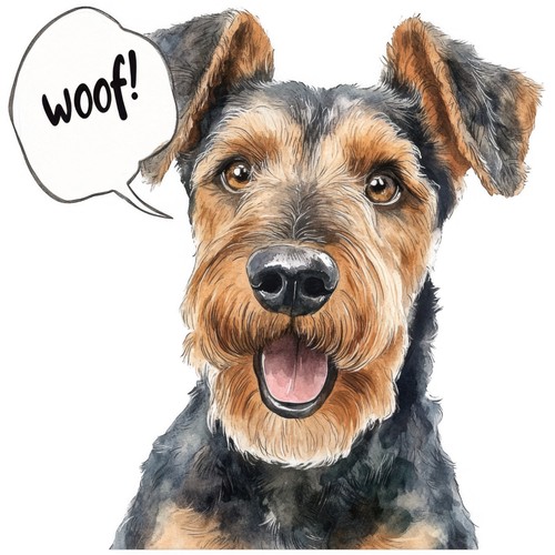 Adesivi airedale terrier - 3,
