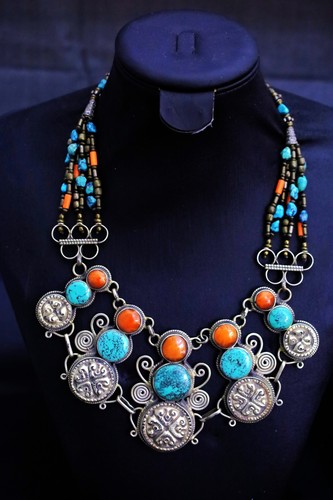 Collana artigianale vecchia - collana,