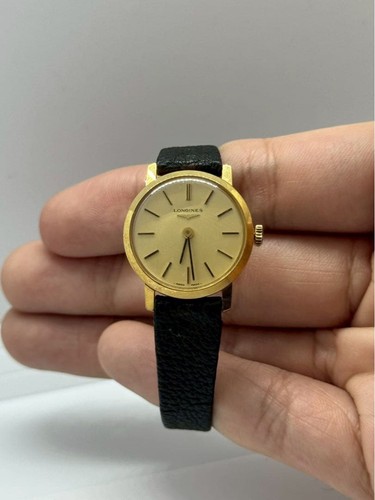Longines manual winding gold - longines,