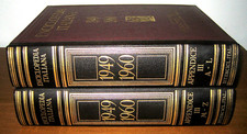 TRECCANI Enciclopedia Italiana APPENDICE III Terza 1949-1960 2 Volumi Come Nuovi