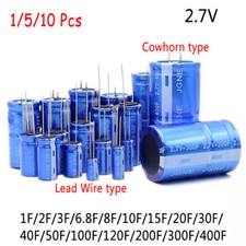 1/5/10 Pezzi 2.7V Blu Farad