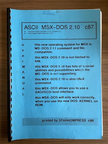 Manuale asc msx - asc, 2.10