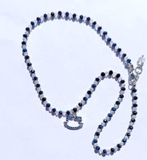 collana Hello Kitty Silver Blue 