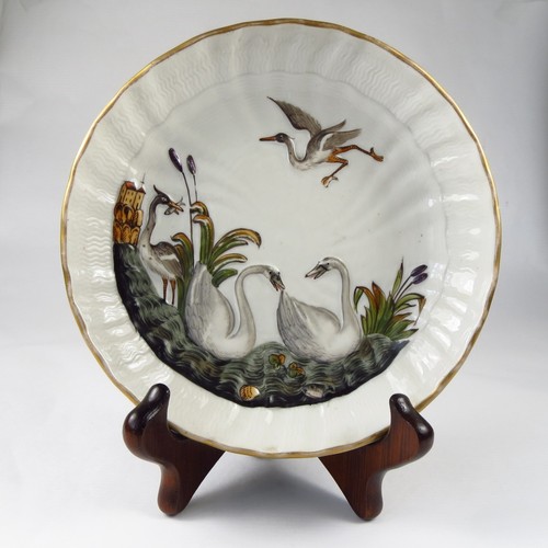 Antico piatto cigno - , dresda