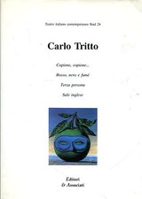 Carlo Tritto COPIONE COPIONE.. ROSSO NERO FUMÉ TERZA PERSONA SALE INGLESE