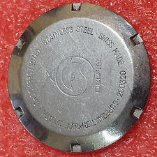 fondello delfin edox ref. 200329 sub diving 33,6 30 mm watch case back steel old