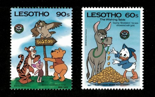 Lesotho 1985 disney - lesotho,