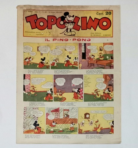 Topolino giornale 129 - giornale,