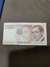 ITALIA BANCONOTA 2000 LIRE