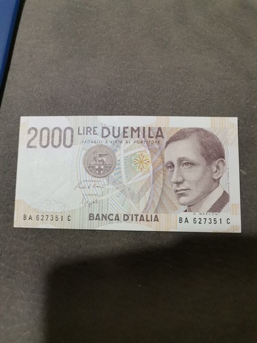 Italia banconota 2000 lire - banconota,