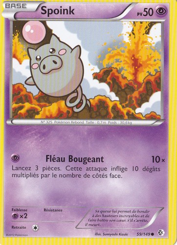 Spoink b frontieres - -, n&b:frontieres