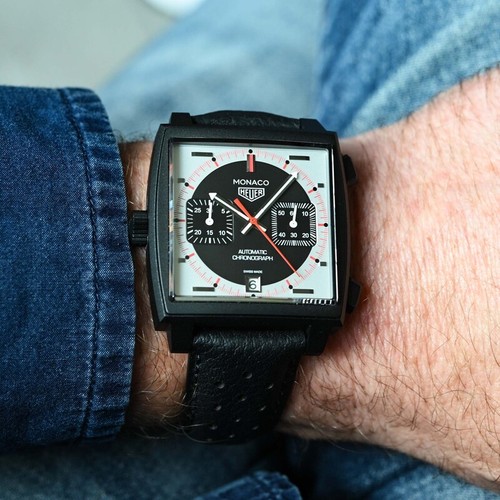 Tag heuer monaco - heuer, chronograph