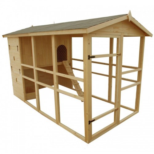 Casa pollaio legno 12 - casa,