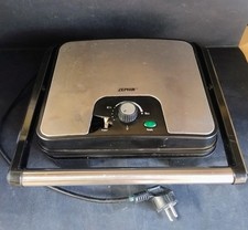 BISTECCHIERA GRIGLIA ELETTRICA Zephir Piastra Acciaio Grill Antiaderente 2000W