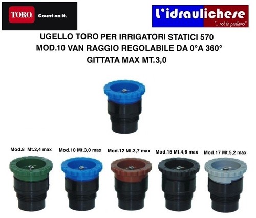 Ugello toro mod van - toro,