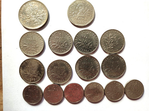 Lotto franchi francesi 16 - lotto, di