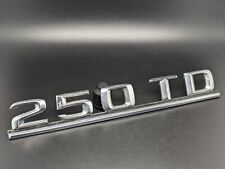 MERCEDES 250 TD A1248172215 LOGO SIGLA EMBLEMA FREGIO STEMMA SCRITTA BADGE TARGA