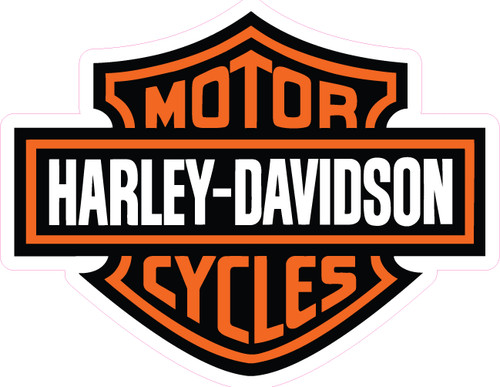 Harley style vinyl decal - harley,