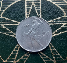 ($)     50 Lire 1958 (Vulcano