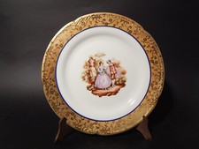 VINTAGE RARO PIATTO PORCELLANA SELTMANN WEIDEN BAVARIA DECORO FRAGONARD