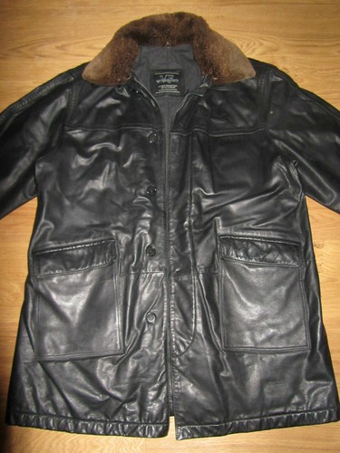 Cappotto pelle vitello chic - pelle,