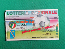 1992 BIGLIETTO LOTTERIA
