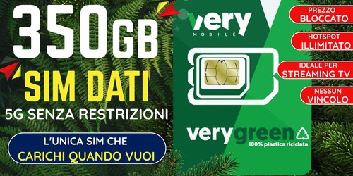 Una sim dati che carichi - 5g,
