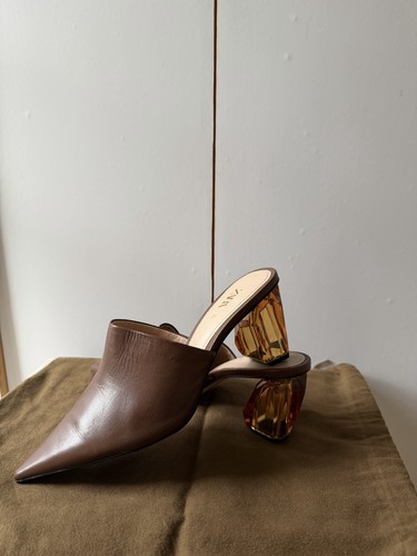 Zara mules pelle - zara,