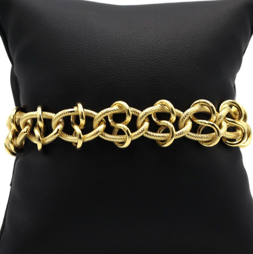 Bracciale maglia oro - in,