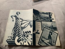 LAGO DI COMO Brochure Carta Lago anni 30