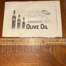 Raro annuncio olio d'oliva