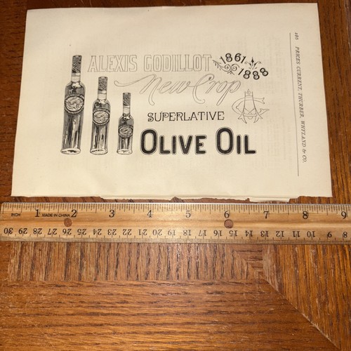Raro annuncio olio - , d'oliva