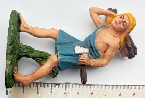 Statuetta presepe taglialegna - presepe,