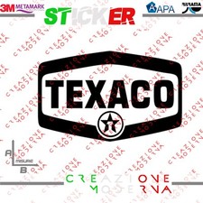 ADESIVO STICKER LOGO TEXACO MISURE PERSONALIZZATE
