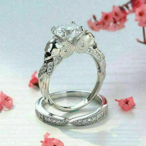 Anello sposa teschio oro - anello, da