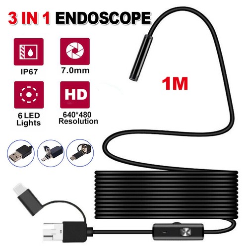 Endoscopio impermeabile 7mm - endoscopio,