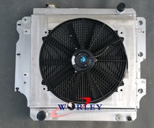 Radiatore+Telo+Ventola in alluminio per Jeep Wrangler YJ TJ 2.4/2.5/4.0/4.2L 1987-2006