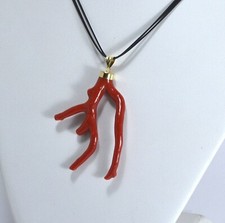 CIONDOLO CORALLO RAMO ROSSO