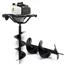 Trivella con motore a 2 tempi di 3 CV e punte di perforazione Ø250mm e 300mm