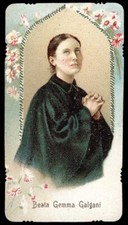antico santino cromo-holy card