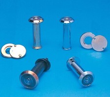 Spioncino Porta Ingresso Spy Door 14 mm 50/82 mm 180° Cromo Satinato