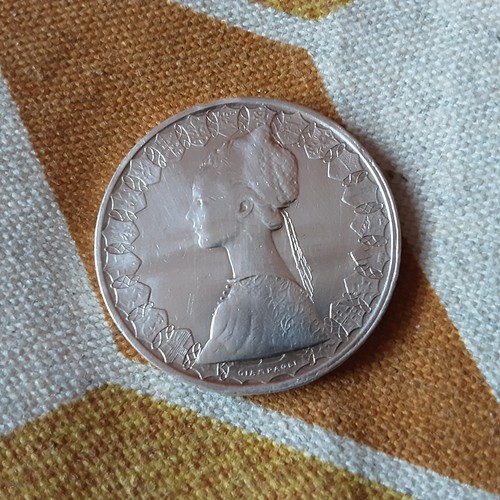 Moneta argento 500 lire - lire, "