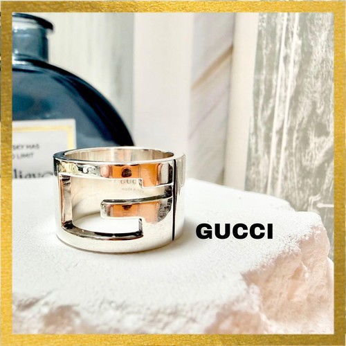 Anello gucci argento logo - gucci, g