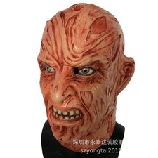 Horror Evil Bloody Devil Freddy Krueger maschera lattice spaventoso Halloween Cos copricapo