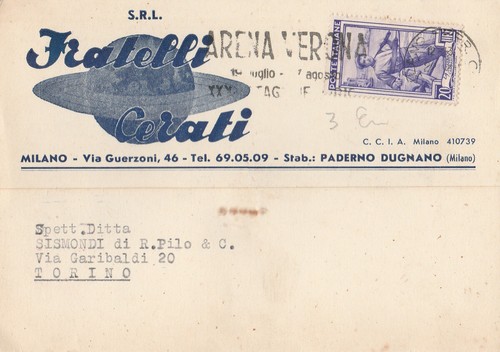 Cartolina postale commerciale - postale,