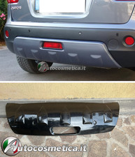 Diffusore estrattore spoiler sotto paraurti posteriore nero Nissan Qashqai J10**