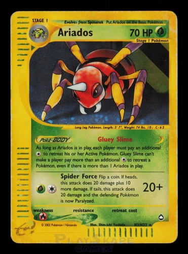 Pokemon card ariados h03 - card,