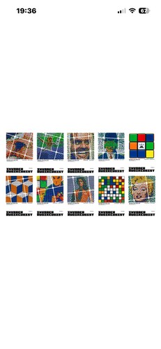 Poster invader rubikcubist - poster,