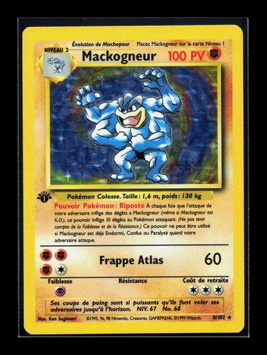 Carte pokémon mackogneur - pokémon,